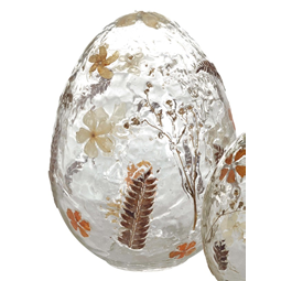 Siv dekoration glas blommor växter